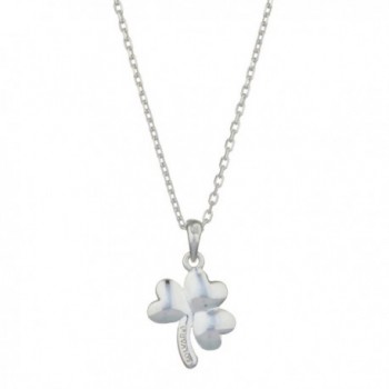 S44397 Shamrock Pendant Sterling Silver