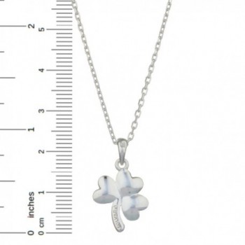 S44397 Shamrock Pendant Sterling Silver in Women's Pendants