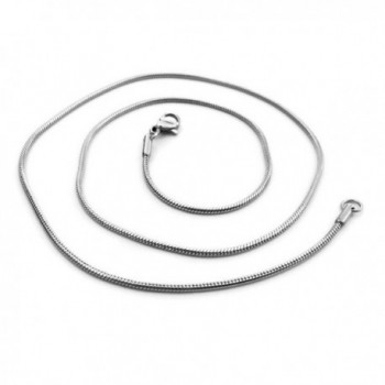 Stainless Steel Snake Necklace Smooth