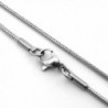 Stainless Steel Snake Necklace Smooth in Women's Chain Necklaces