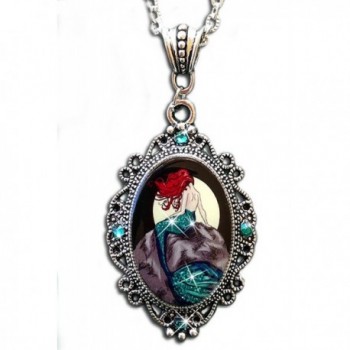 Alkemie Mermaid Cameo Sparkles Necklace - CU11M3UHTXN