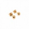 14k Rose Gold Ball Stud Earrings- 4mm - C1128BGRSQF