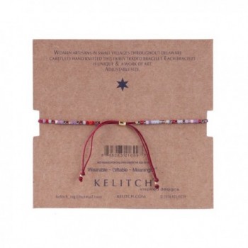 KELITCH Friendship Bracelets Adjustable Bracelet in Women's Wrap Bracelets