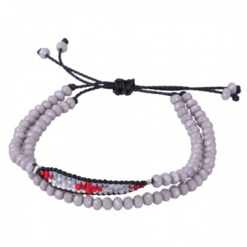 KELITCH Bracelets Handmade Friendship Medical - Grey - CX12NSROSXM
