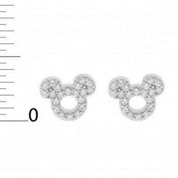 Disney Jewelry Sterling Zirconia Earrings in Women's Stud Earrings