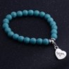 Personalized Pendant Turquoise Bracelet Mother in Women's Stretch Bracelets