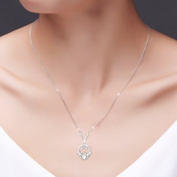 Sterling Holding Claddagh Pendant Necklace