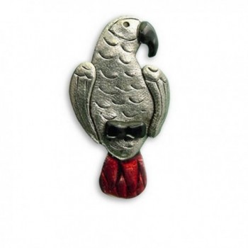 Enamel African Grey Parrot Pin by The Magic Zoo - C2119CV0DAL