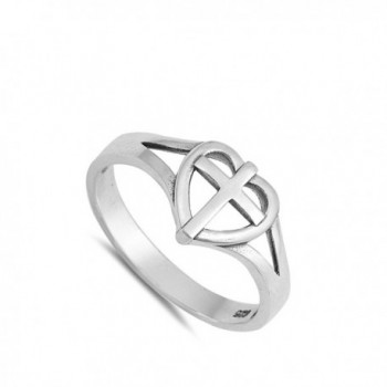 Oxidized Heart Promise Sterling Silver
