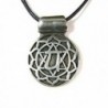 Anahatha Chakra Pendant Corded Necklace in Women's Pendants