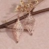 Remember Me Gold Filigree Earrings in Women's Drop & Dangle Earrings