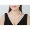 Freshwater Cultured Necklace High Luster Quality in Women's Pearl Strand Necklaces