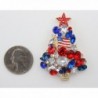 MC Patriotic American Themed Christmas in Women's Brooches & Pins