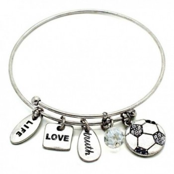 KIS Jewelry Symbology Soccer Bangle Bracelet - CN128EOXT21