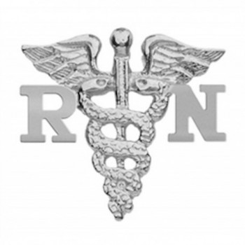 NursingPin - Registered Nurse RN Nursing Pin for Graduation in Silver - CO1173YX1KJ
