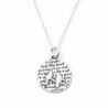 Kevin N Anna Inspirational Sterling Silver Bird Pendant Necklace - Two Birds - CT12M64U96J