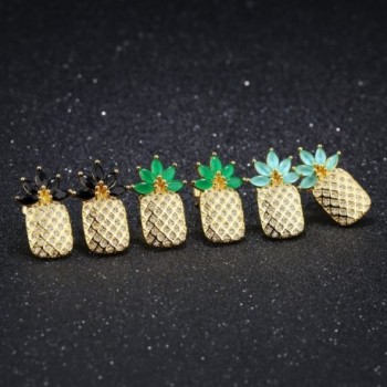 LOHOME Fashion Earrings Pineapple Rhinestone in Women's Stud Earrings