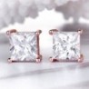 GULICX Diamante Pierced Electroplated Earrings