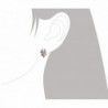 Sterling Silver Accents Dolphin Earrings in Women's Stud Earrings