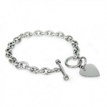 Crazy2Shop Stainless Bracelet Polished Finished - CH1181YGFOJ