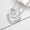 Heart Couple Engraved Pendant Necklace in Women's Pendants