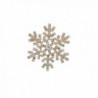Lux Accessories Holiday Christmas Xmas Snowflake Brooch Pin Jewelry Gift - GOLD - CX12EVA57HV