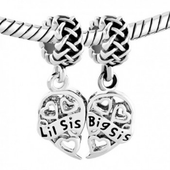CharmsStory Sterling Silver Sister Bracelets