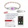 Divoti Engraved Inter Mesh Stainless Purple 8 0 in Women's ID Bracelets