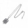 Fashion Tibetan Silvery Commandments Necklace