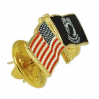 PinMarts USA Crossed Flags Lapel