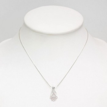 Sterling Silver Filigree Pendant Necklace in Women's Pendants