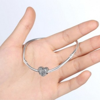 Bamoer Silver Bracelet Necklace Jewelry in Women's Charms & Charm Bracelets