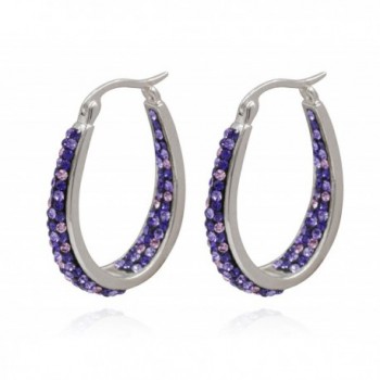 Creations Womens Genuine Crystal Earring