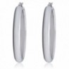 SilverLuxe Womens Sterling Large Earrings in Women's Hoop Earrings