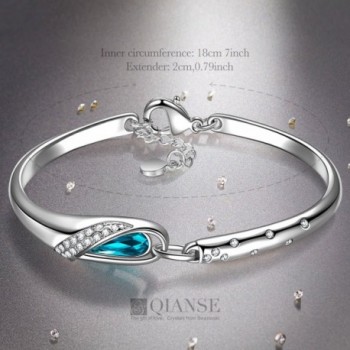 QIANSE Bracelets Swarovski Anniversary Girlfriend