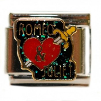 Romeo and Juliet Italian Bracelet Charm Link - CS11GZANFQL