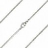 15 inch Sterling Silver Light Curb Chain - C312OBE6H9H