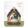 Jesus Is The Reason Holy Family 1.5 Inch Metal Color Epoxy Christmas Nativity Lapel Pin - CD187C3C8N7