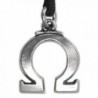 Pewter Greek Symbol Omega Pendant Necklace - CE11DTWE6KX