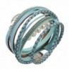 Jenia Leather Bracelet Pearl Wristband in Women's Charms & Charm Bracelets