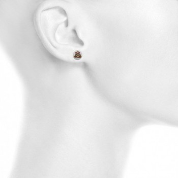 Lux Accessories Emoji Smiley Earring