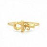 Women's Egyptian Ankh Cross Piece Open Cuff Wire Bangle Bracelet in Gold Tone (Many Kinds Available) - CN12IJAD7SP