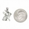 Sterling Silver Oxidized Dimensional Jackalope