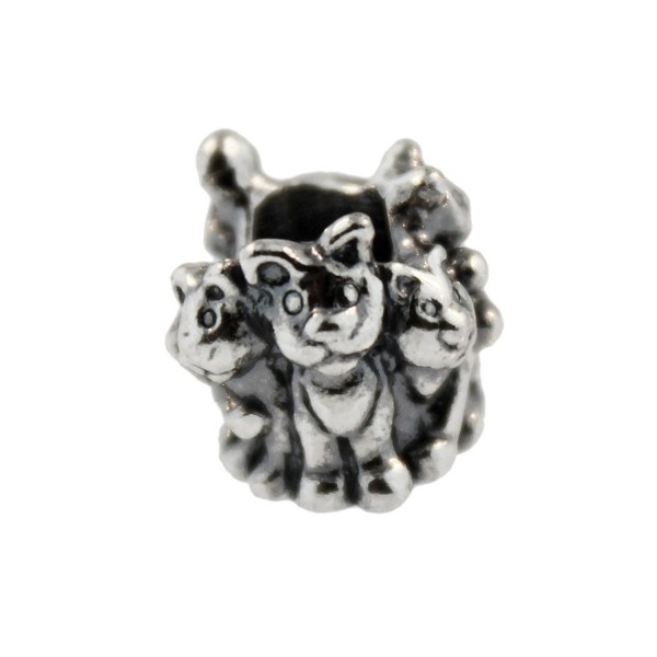 Authentic Trollbeads Sterling Silver 11354 Family of Kittens - CT12JBUNJLX