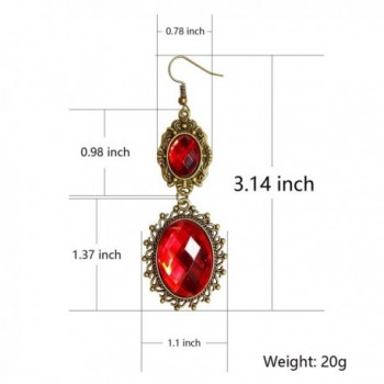 RareLove Rhinestone Teardrop Chandelier Earrings