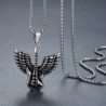 Stainless Guitar Pendant Necklace Unisex