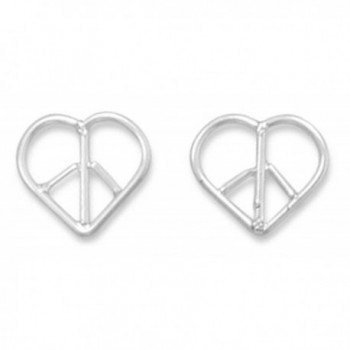 Highly Polished .925 Sterling Silver Post Stud Earrings - CN183GEDEY0