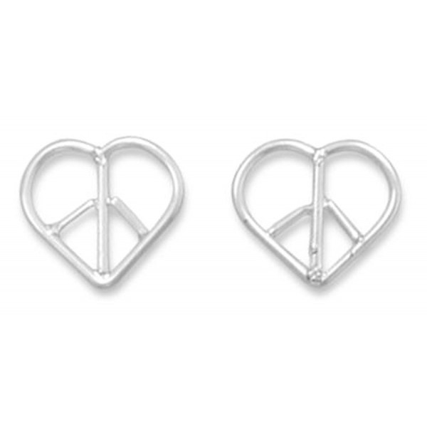 Highly Polished .925 Sterling Silver Post Stud Earrings - CN183GEDEY0