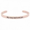 Semicolon Stamped Suicide Awareness Bracelet