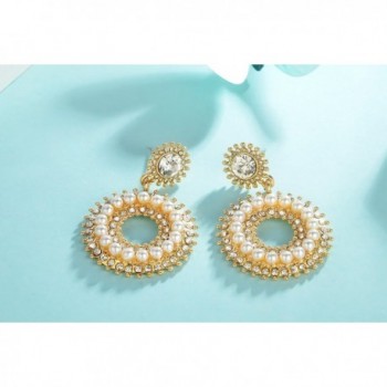 SIFUNUO Earring Earrings Rhinestone Crystals in Women's Drop & Dangle Earrings